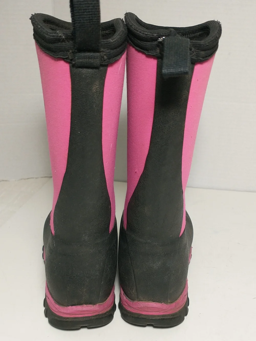 Kids Muck Boots Insulated Waterproof Winter Boots, Pink, Black,‎ Size 3